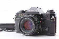 [MINT] Canon AE-1 Program Black 35mm SLR Film Camera NFD 50mm f1.8 Lens JAPAN