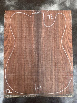 INDIAN ROSEWOOD bookmatched guitar DROP TOP set 430 x 342 x 5mm T1