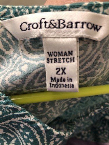 Womens Croft Andbarrow Size 2x Sleeveless Green Dress. - Picture 4 of 4