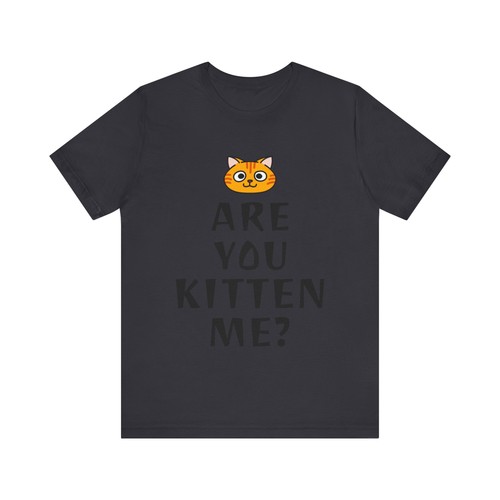 Funny Cat Themed Unisex Tee - Perfect Gift for Cat Lovers, Birthday Present, - Imagen 22 de 69