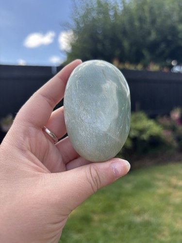 Garnierite Green Moonstone Palmstone Crystal Polished Gemstone - Picture 2 of 3
