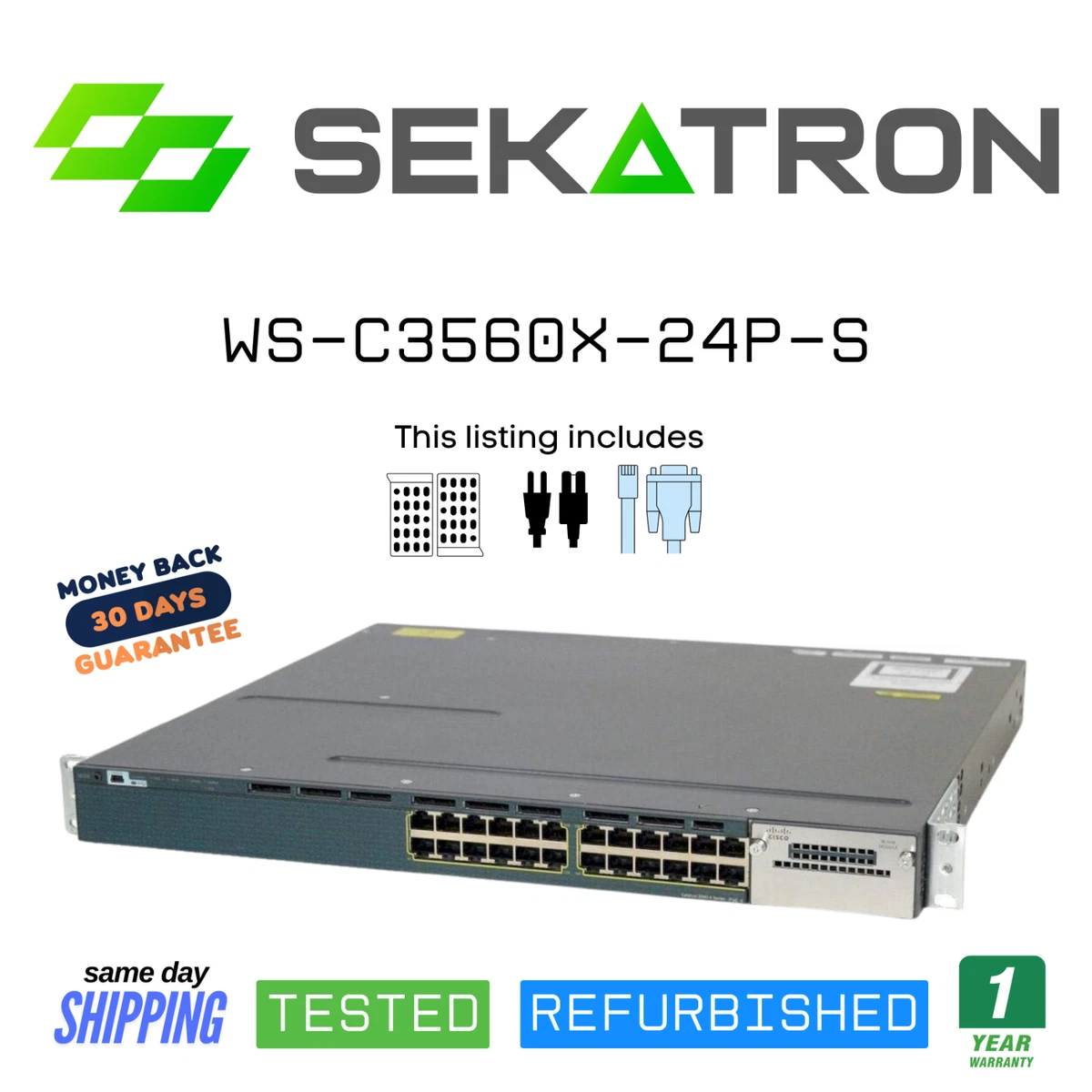 Cisco Catalyst 3560-X Rack Mountable Enterprise Network Switches