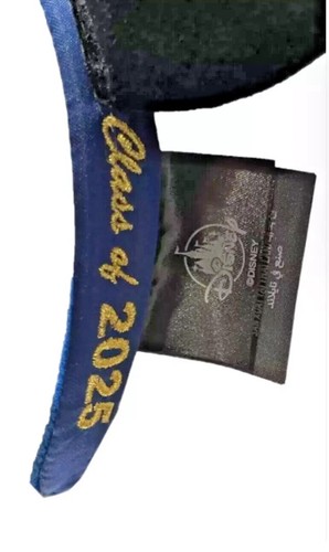 Neu Disney Parks Mickey Ohren 2025 Abschluss Mickey Ohr Stirnband Quaste Kappe marineblau - Bild 2 von 7