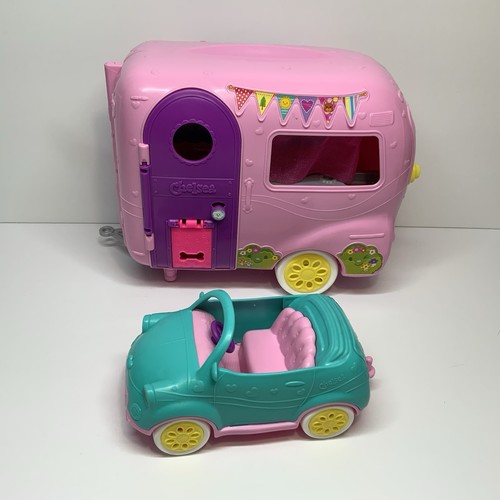 2018 Barbie Club Chelsea Wohnmobil Spielset Ersatzauto & rosa Camper Mattel Spielzeug - Bild 4 von 9