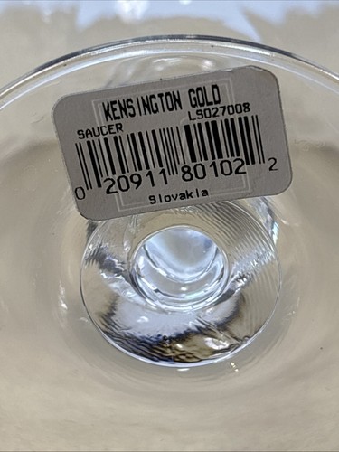 Mikasa Jamestown Gold Trim Champagne Glasses, 4.5 x 4.5 x 6.5" - Set of 2 - Used - Picture 6 of 9