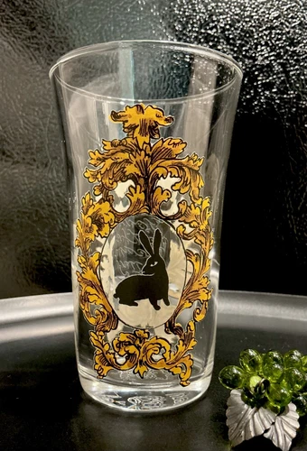 Anthropologie MOLLY HATCH Menagerie YOU ARE THE CREAM IN MY COFFEE  Juice Glass