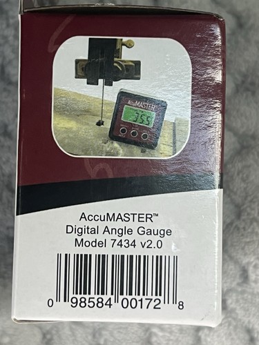 Calculated Industries AccuMASTER 2 in 1 Misuratore angolare digitale modello 7434 - Foto 5 di 14