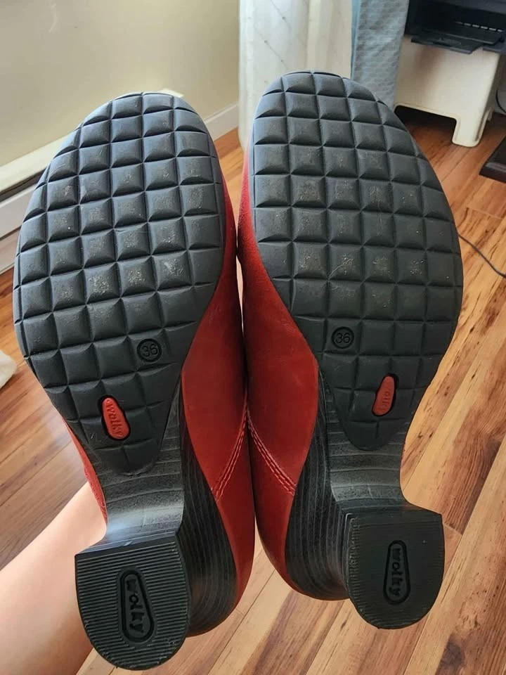 Zuecos de tacón de cuero Wolky - talla EU 36 Foto 3 de 3