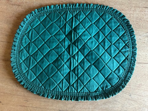 Manteles individuales verdes de Navidad decoración de mesa de cena de vacaciones 13-1/2'x17" clásicos 4 - Imagen 19 de 24