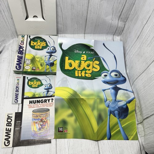 Bug's Life (Nintendo Game Boy Color 1998) Box, Poster,  Insert NO GAME