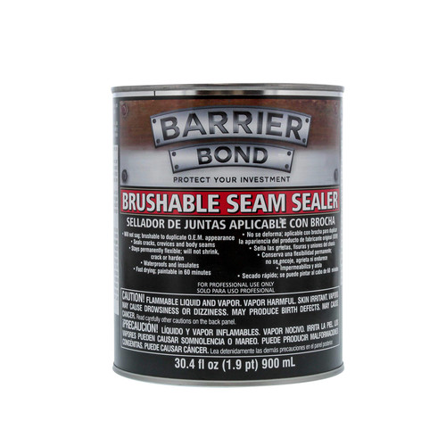 Barrier Bond Brushable Seam Sealer - Quart Can with 30.4 Fluid Ounces - Autom...