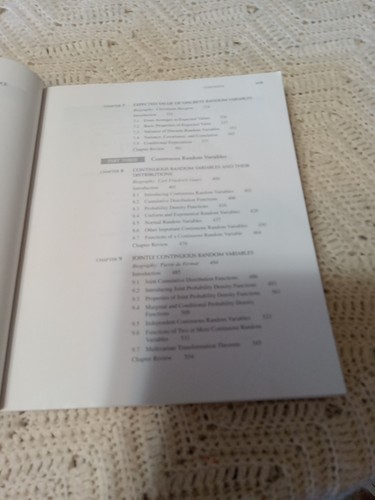 Course in Probability by Neil Weiss (2005, Trade Paperback) - Picture 8 of 11