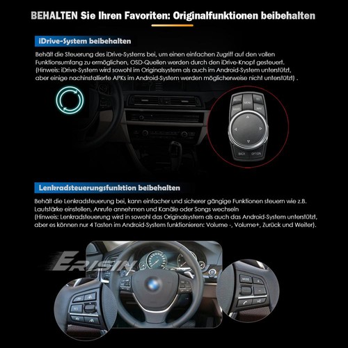 Radio de coche Qualcomm 10,25" Android 14 BMW X5 E70 X6 E71 CIC Navi DAB+CarPlay 64 GB - Imagen 19 de 24