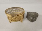 Gold/silver Tone Trinket Boxes