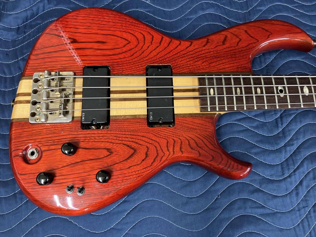 Electric Bass Guitar Aria Pro II SB-800 Red S/N 3073489 Good