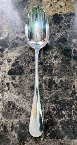 CHRISTOFLE FRANCE ๐ซ๐ท FIDELIO - BAGUETTE STAINLESS STEEL TABLE SERVING SPOON - Picture 3 of 21