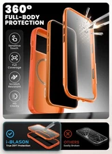 For iPhone 17 PRO MAX 6.9" i-Blason Tempered Glass Screen Protector Case Cover