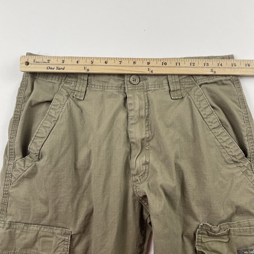 Wrangler Ripstop Cargo Pants Men’s 30x32 Khaki Hiking Outdoors Cotton Stretch - Picture 6 of 10