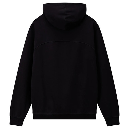 Napapijri Hoodie - Napapijri B-Badge Loopback Hooded Sweat - Black, Tea Leaf - Picture 3 of 5