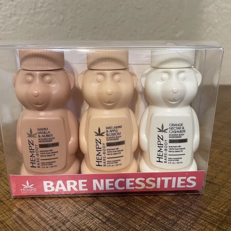 Hempz Bare Necessities Lotion Set 3 pc Warm Vanilla Jasmine Cashmere 2 Oz Each - Image 2 of 4