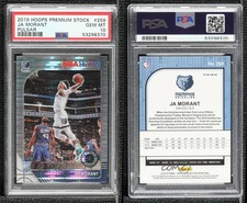 2019-20 NBA Hoops Premium Stock Box Set Pulsar Prizm Ja Morant PSA 10 Rookie RC