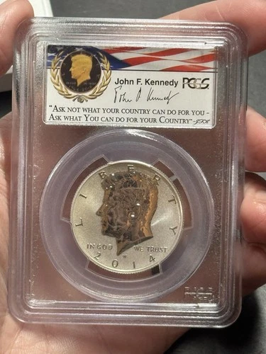 2014 W Kennedy Half Dollar High Relief 50th Annv. Reverse Proof PCGS PR70 (1615)