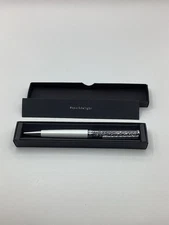 Authentic Swarovski White Pen Light Chrome Pen 5488093 #RARE