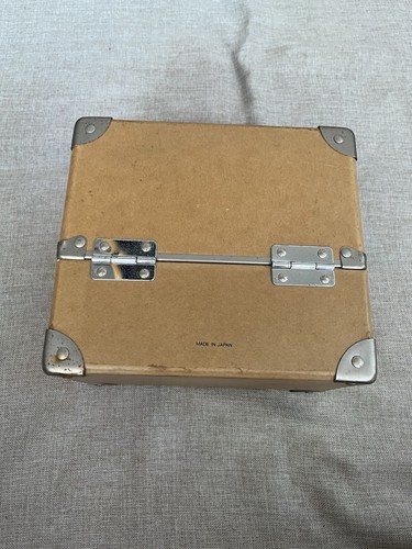 Shu Uemura Japanese Designer Vintage Makeup Case Box Brown Paper - Picture 10 of 10