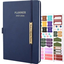Planner 2025-2026, Month Weekly Planner Runs JAN 2025 to JUN 2026, 2025-2026 ...