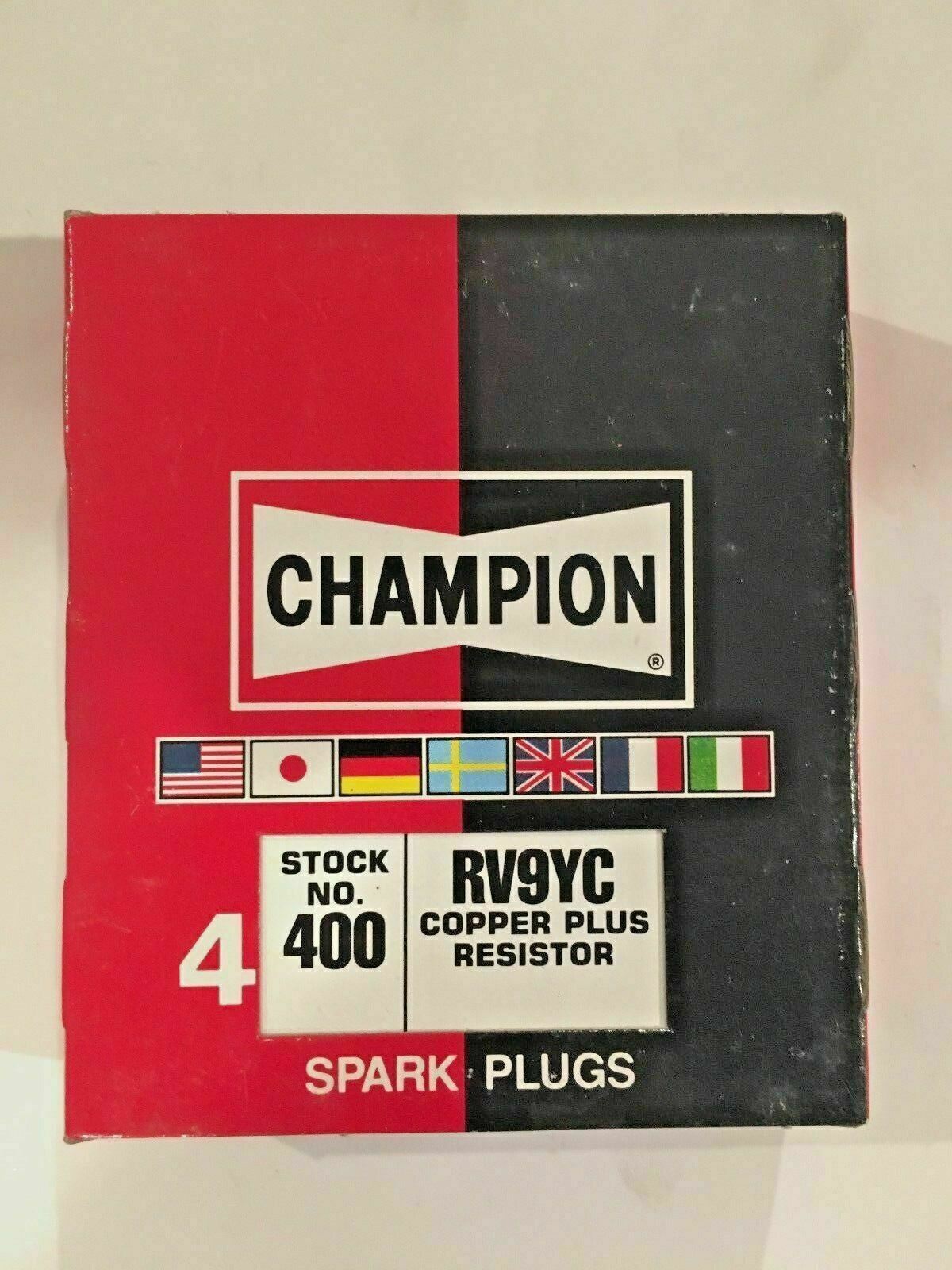 Champion Spark Plug #400 RV94C Pack of 4 Plugs