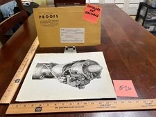 1960s PRATT AND WHITNEY ENGINE PROOF/PHOTO 11X14 (SOUTHERN N.E. TOPOGRAPHIC) #26
