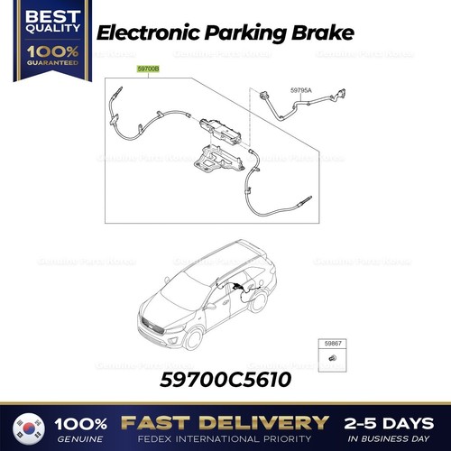 ⭐Genuine⭐ Electronic Parking Brake 59700C5610 for Kia Sorento - Picture 6 of 6