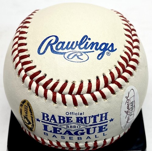 Joe Savery Signed on Rawlings Babe Ruth League Baseball JSA Authenticated & PPF - Picture 4 of 8