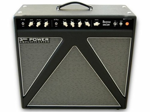 Cubierta de amplificador combo 3rd Power British Dream 1x12, negra, resistente (3rdp023p) - Imagen 2 de 6