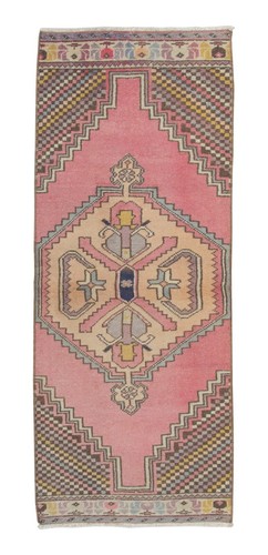 Corredor turco, corredor de colección, alfombra de corredor, alfombra Oushak, alfombra de piso, 2'4 X 6'3 pies - Imagen 2 de 9