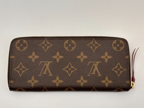 LOUIS VUITTON Monogram Portefeuille Clemence Wallet Fuchsia - Picture 2 of 19