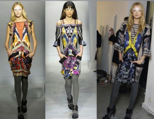 *BALENCIAGA* Nicolas Ghesquière F/W 2007 Floral Silk Dress NWT FR 34 - Picture 5 of 8