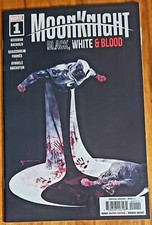 Moon Knight #1 - Black, White & Blood - VF/NM - 2022 - Marvel Comics