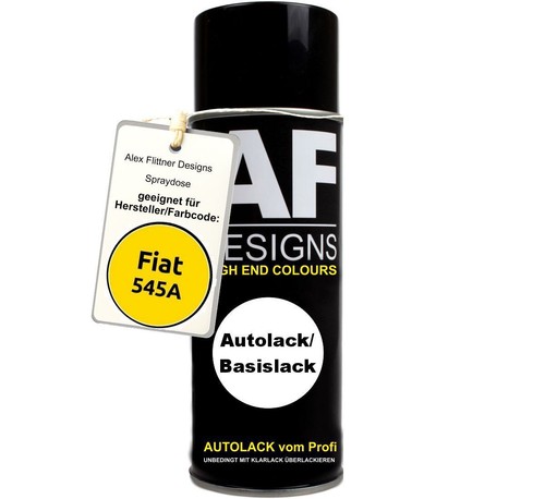 Für Fiat 545A Giallo Traffico Spraydose Basislack Sprühdose 400ml