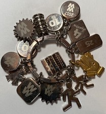 LOT WW WEIGHT WATCHERS Charms w/Key Ring READ