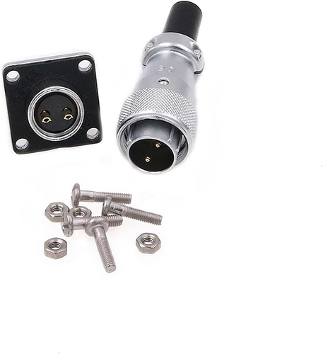 WEIPU WS16 10 Pin Metal Circular Connector Male Plug Panel Mount Socket Waterpro - Picture 2 of 9