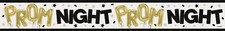 PROM Night Party Banner Decoration Wall Door Sparkly Bunting School Leaver Ball