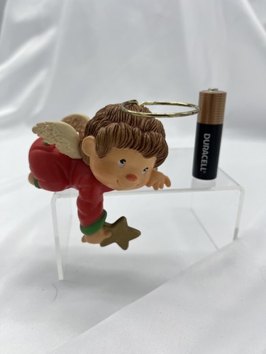 VTG Christmas Stocking Hanger Hallmark 1983 Angel with Star Holder - Picture 6 of 6