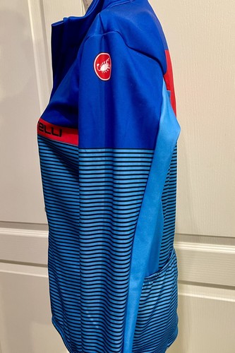 Jersey térmico de ciclismo Castelli Marinaio manga larga talla 3 bolsillos azul para mujer XXL - Imagen 7 de 12