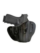 GLOCK 42 43 OWB Pancake Leather Holster | Handmade Concealed Carry Holster NO 6