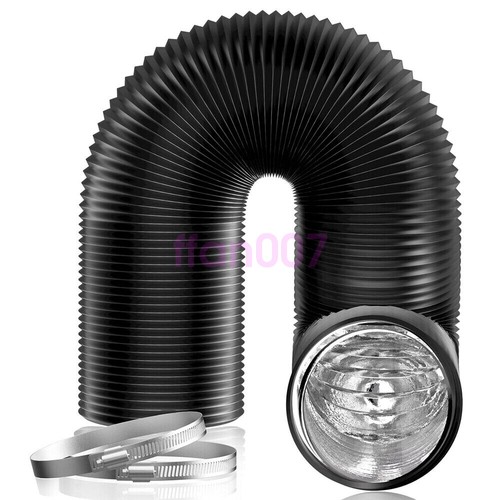 New 3-5inch 10M Flexible Ducting Dryer Vent Pipe Aluminum Foil PVC Duct Fan Hose - Picture 2 of 12