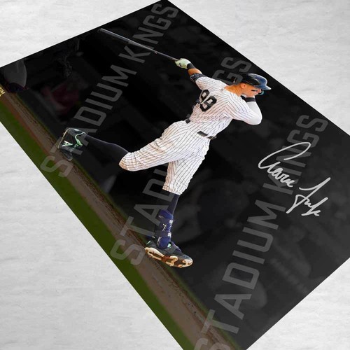 Facsimile Autograph Signature New York Yankees Aaron Judge 17 x 11 Photograph - Picture 3 of 6