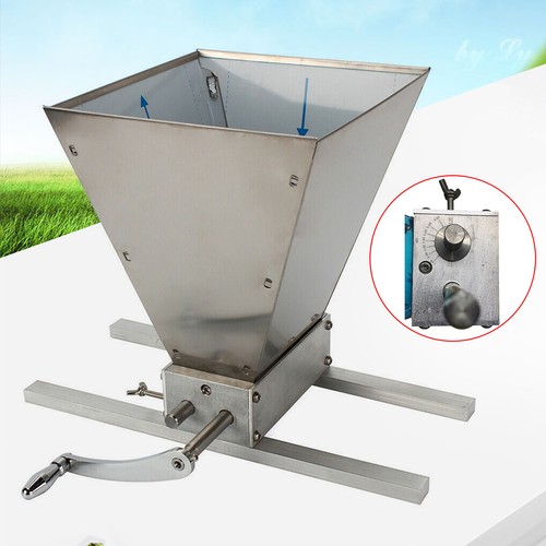 Grain Mill Adjustable Grain Grinding Machine Malt Mill Scrap Mill Hand Mill - Afbeelding 1 van 13