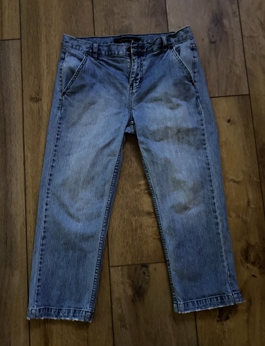 Calvin Klein Capri Jeans Medium Wash Damen Gr. 8 Blau Denim Jeans