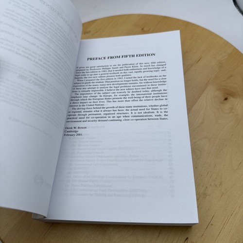 Bowett's Law of International Institutions Philippe Sands Paperbac Sixth Edition - Bild 6 von 16